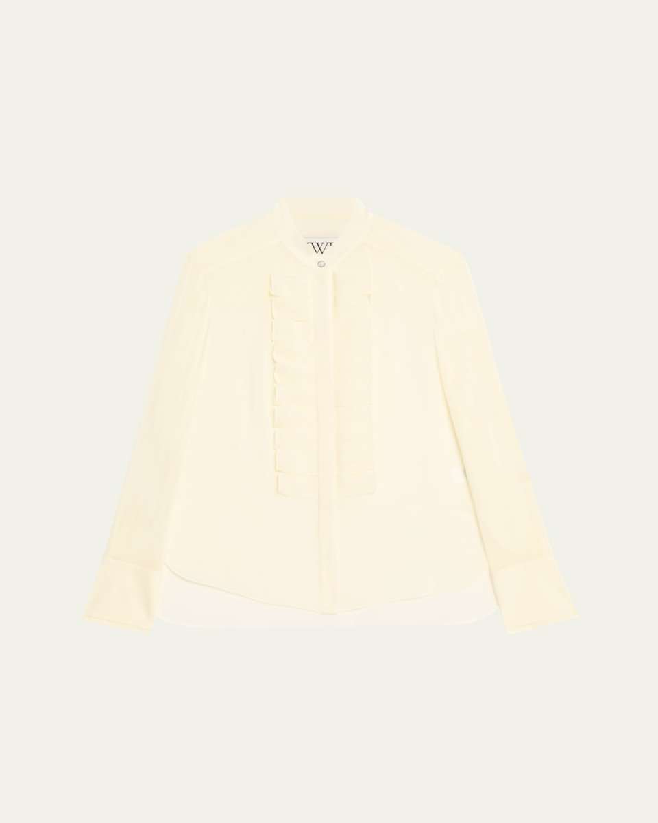 New Beloved Sheer Crinkled Top